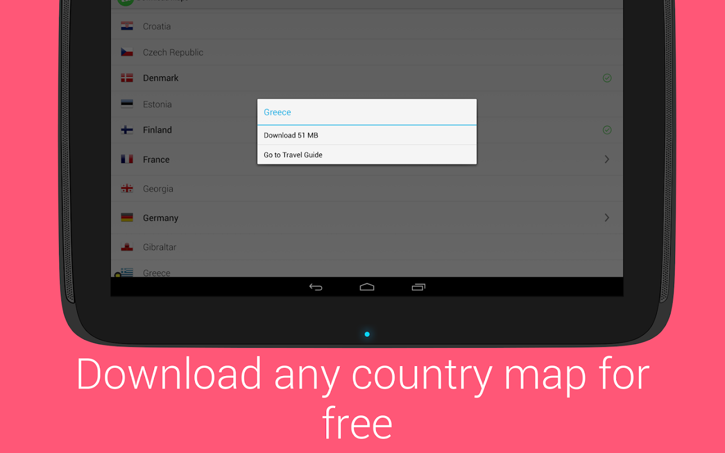 Maps With Me Pro, Offline Map - screenshot