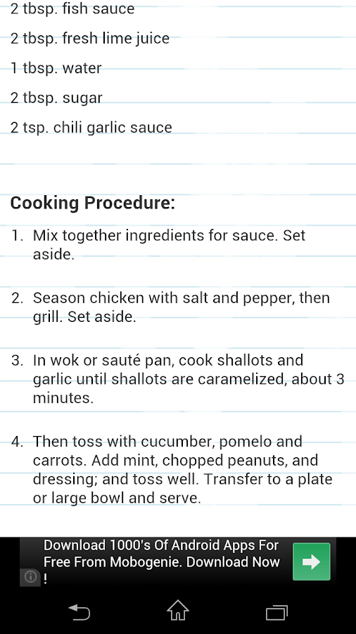    Chef Boy Logro Recipes- screenshot  