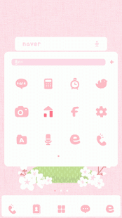 CherryFlowerDodolLauncherTheme Screenshots 1