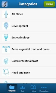 Android application smart Histology screenshot