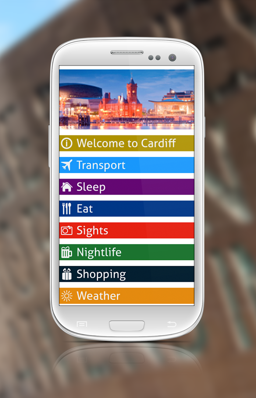 Trippa Cardiff Travel Guide Screen 1