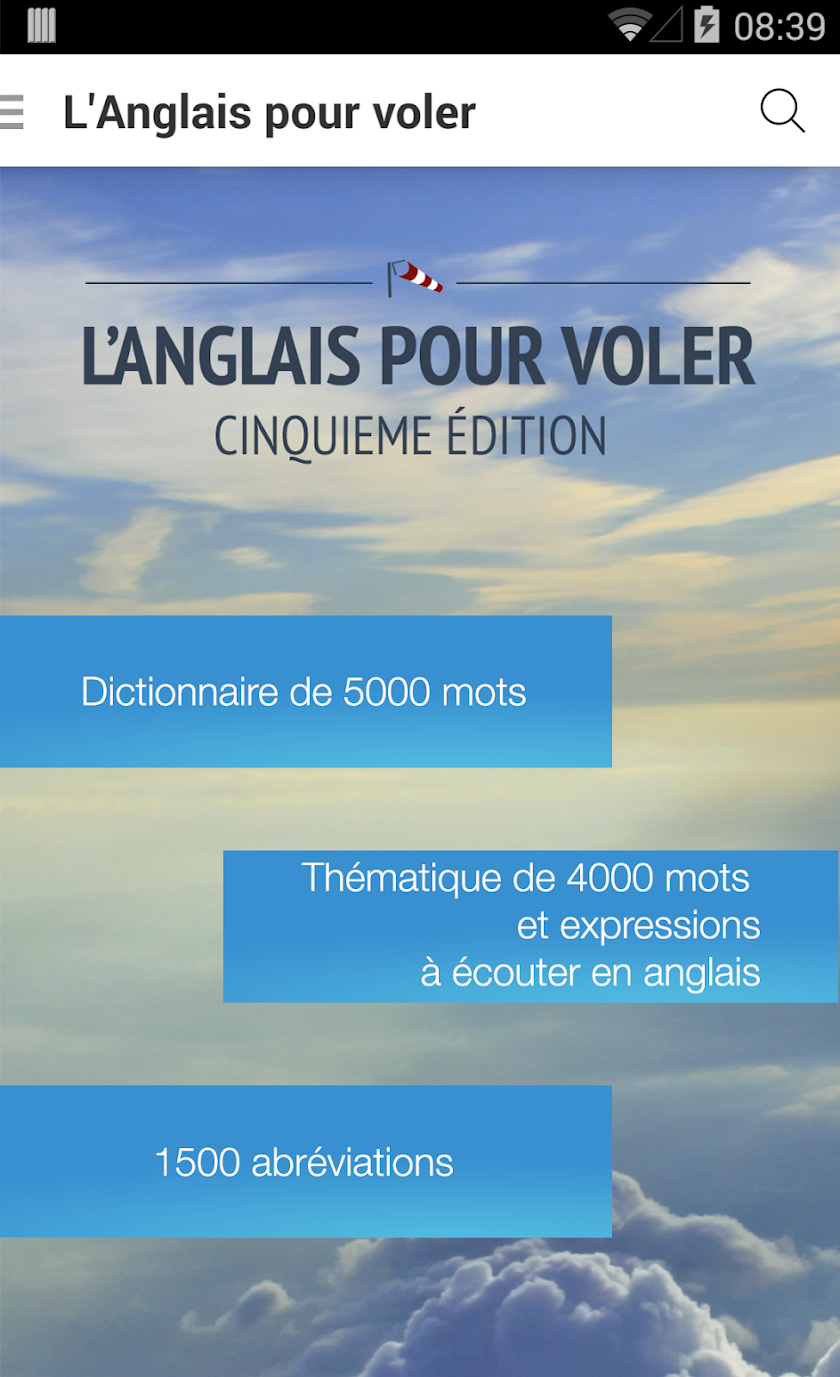 Langlais pour voler Screen 1