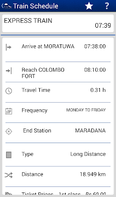 Sri Lanka Train Scheduleのおすすめ画像5