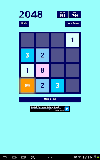 【免費解謎App】2048 Blue Fibonacci-APP點子