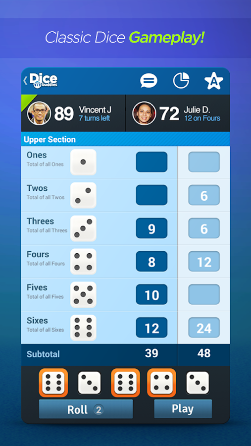 Dice With Buddies™ Free Android Apps on Google Play