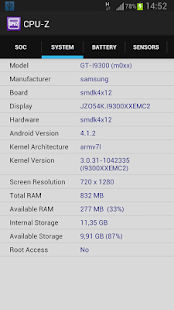CPU-Z - screenshot thumbnail
