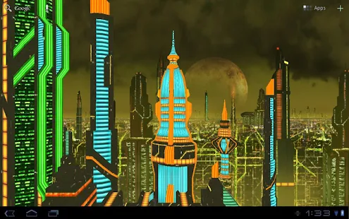 Space City Live Wallpaper - screenshot thumbnail