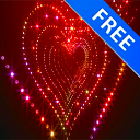 3D Sparkle Glitter Heart Free mobile app icon