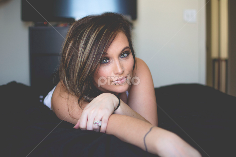 Me myself and I by Marissa Frederick - People Portraits of Women