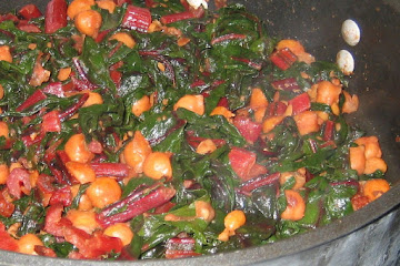 Savory Swiss Chard with Chickpeas