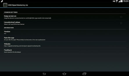 GSM Signal Monitoring Lite poster 4