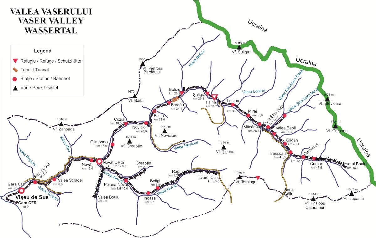 Map Of Vaser Valley Forestry Railway Google Arts Culture