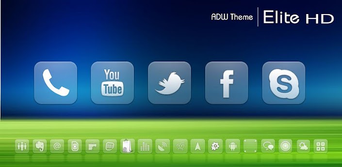 Ice Cream Elite HD Theme v1.5.0 ADW