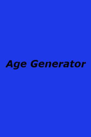 Age Generator