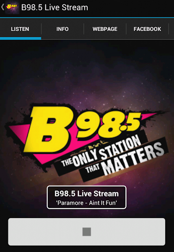 B98.5 Live Stream