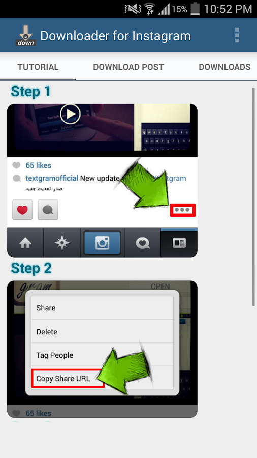 Video Downloader for Instagram - screenshot