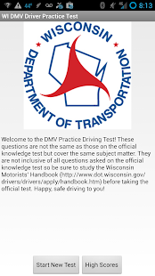 WI DMV Driver Practice Test