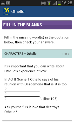 Othello AS A2