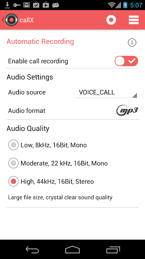Automatic Call Recorder Android Apps On Google Play