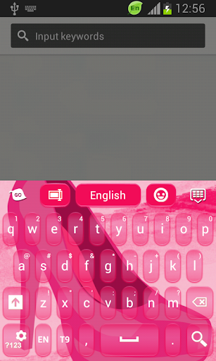 GO Keyboard Hot Pink