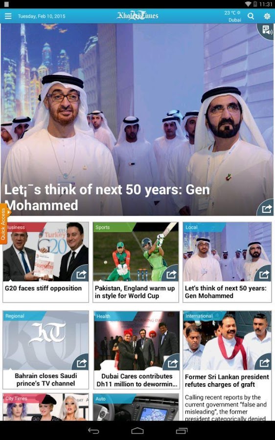 Khaleej Times Android Apps on Google Play