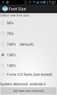 Download Font Size Editor donate ICS/GB APK for PC