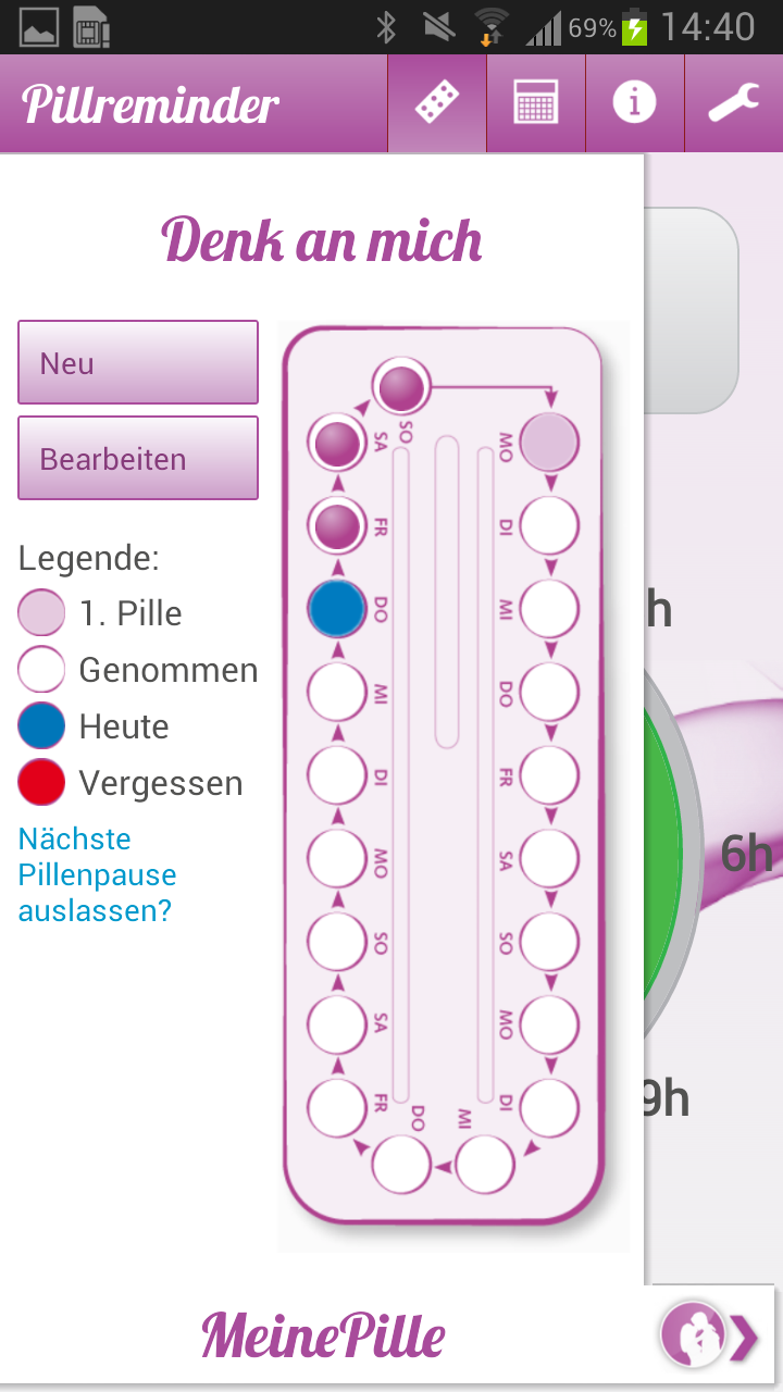 PillReminder - Denk an mich Screen 2