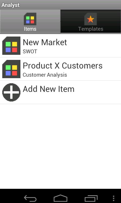 Android application Analyst screenshort