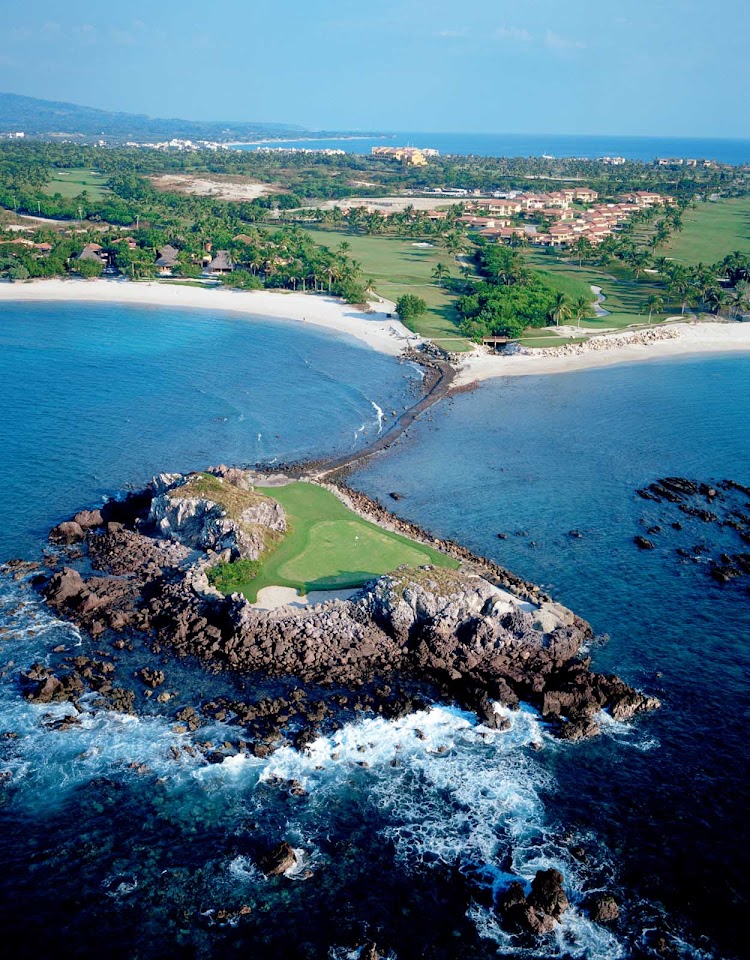 The third hole at the Punta Mita Golf Course, near Puerto Vallarta, Mexico, is called Tail of Whale because of its distinctive shape. 