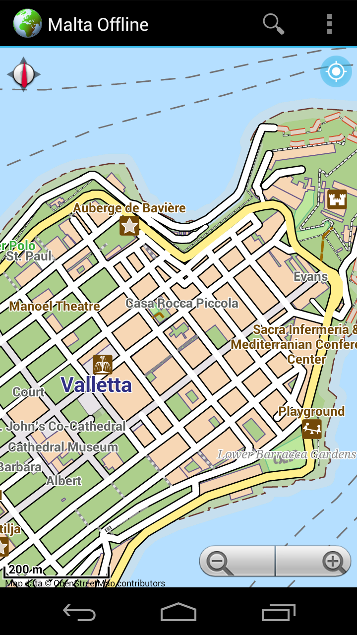 Offline Map Malta Gozo Comino Screen 3