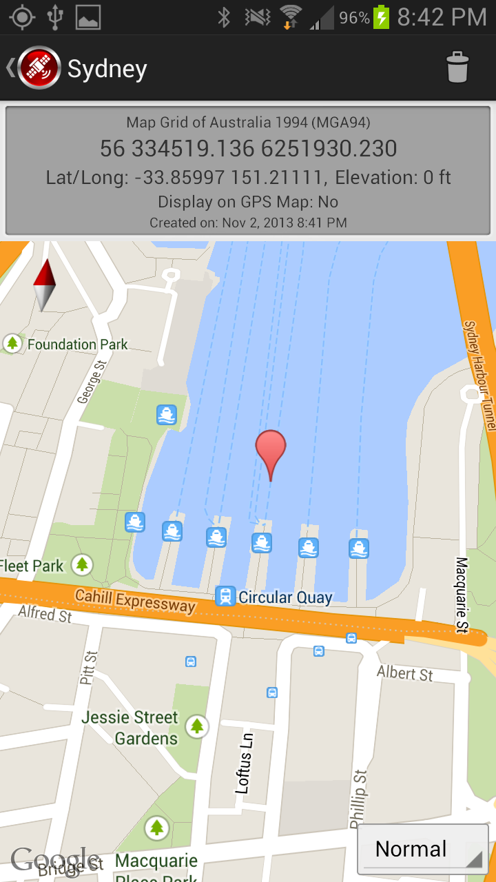 Basic GPS Screen 3