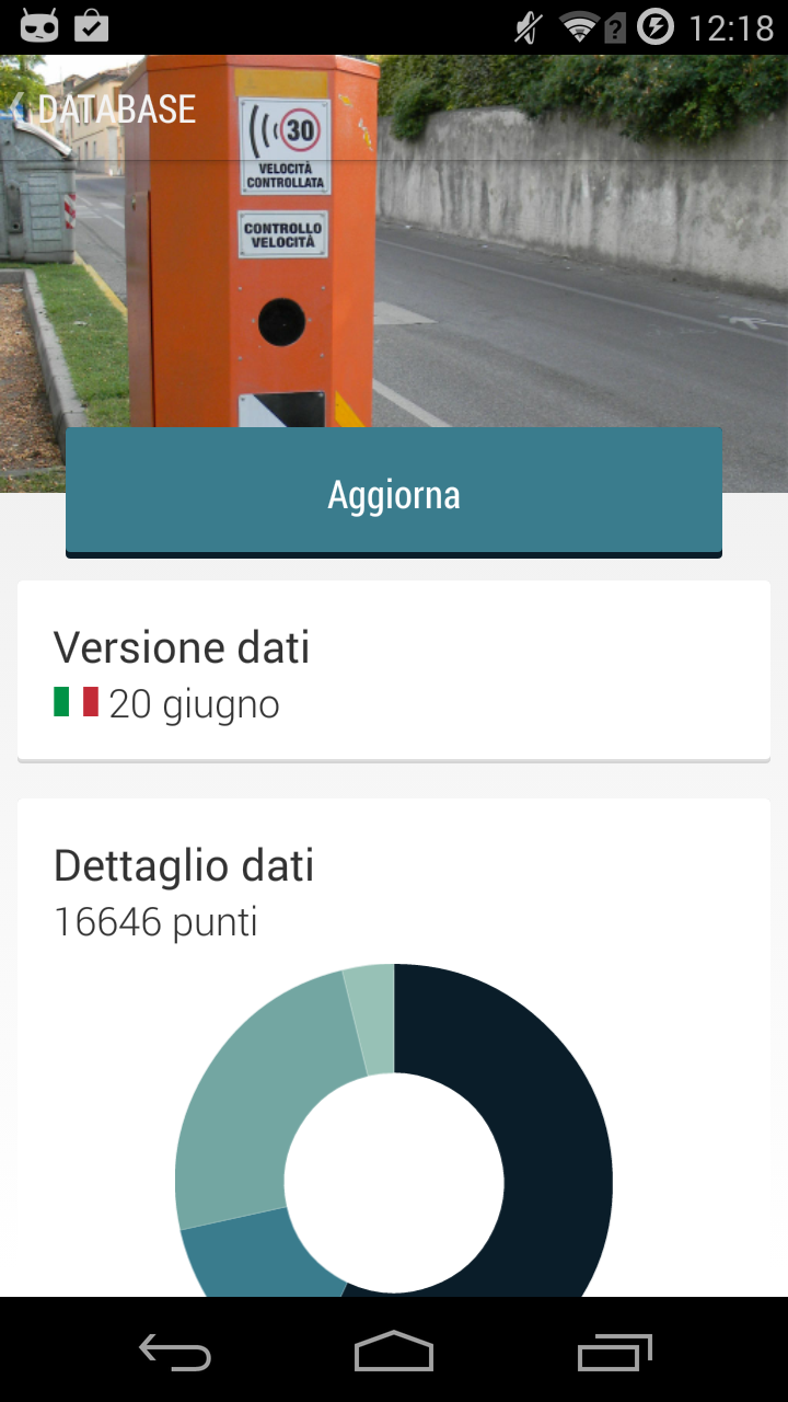 Speed Cameras Italy - Alerts Screen 3