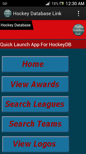 Hockey Database Link