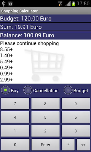 Shopping Calculator