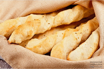 Soft Garlic Breadsticks
