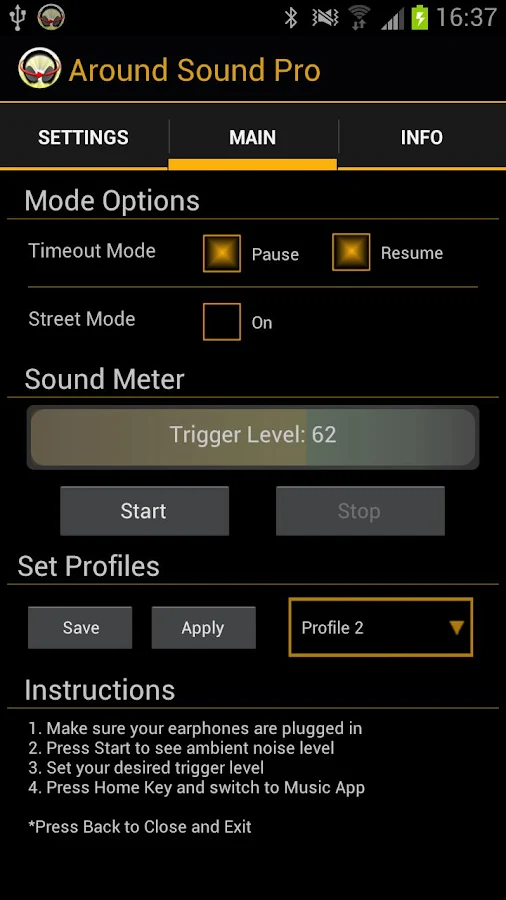 Around Sound Pro - screenshot