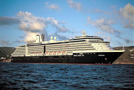  Holland America's Zuiderdam sails the Panama Canal, the Caribbean and up and down the Pacific Coast.

