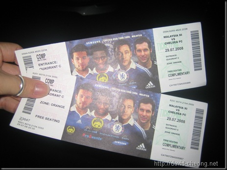 Chelsea Ticket