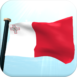 Malta Flag 3D Live Wallpaper