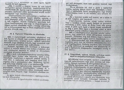 Csend-rszabályzat 56§