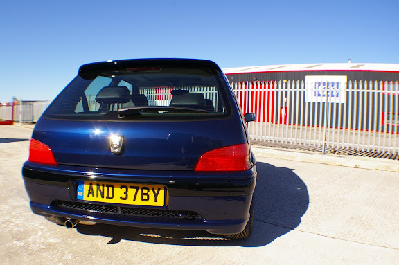 For sale is my Peugeot 106 GTi in the rare pearlescent Mauritius Blue colour 
