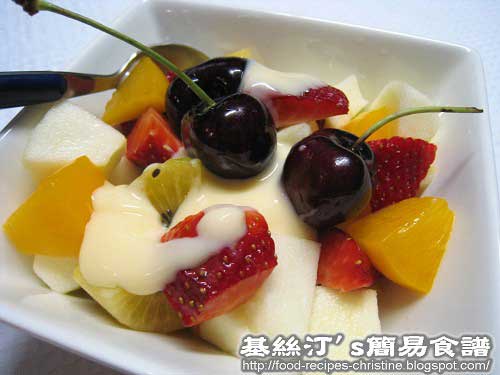 吉士雜果沙拉Custard Fruit Salad01