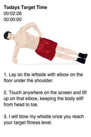 Plank Exercise Workout Screen 2