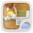 Bottle Free Theme GO Weather mobile app icon