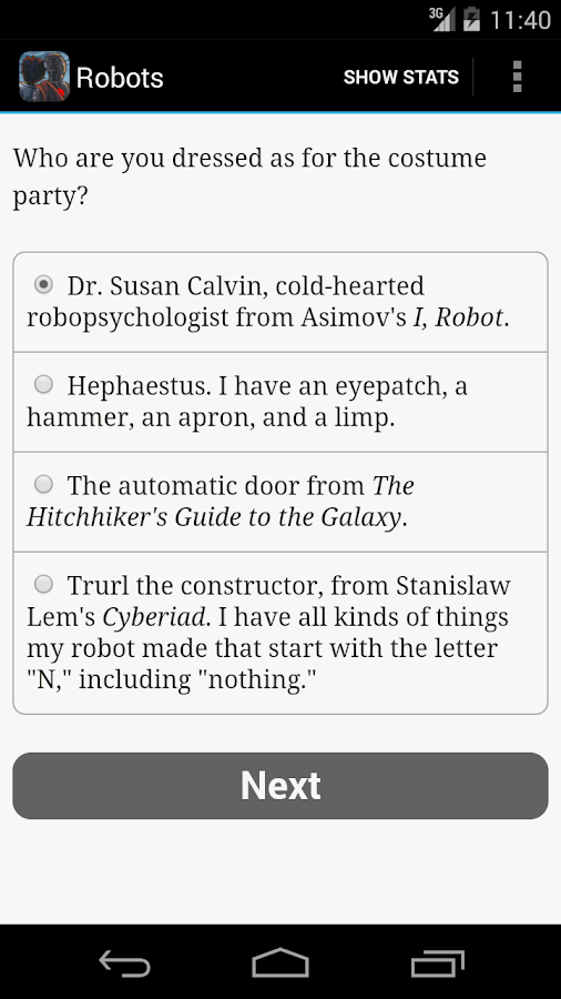 Choice of Robots Android Apps on Google Play