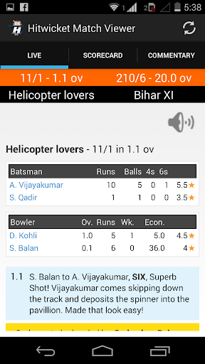 Hitwicket Match Viewer