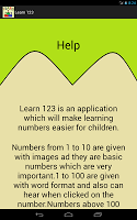 Learn 123 APK ภาพหน้าจอ #1