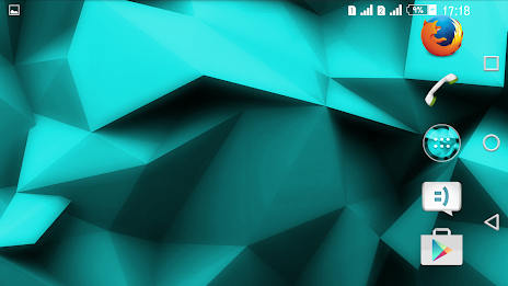 Polygons Teal Xperien Theme poster 10