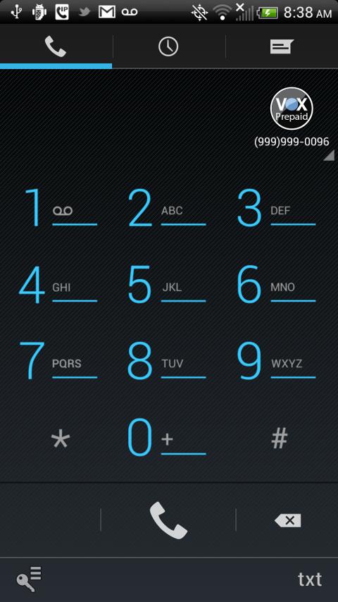 VoX Mobile VoIP / SIP Phone - screenshot