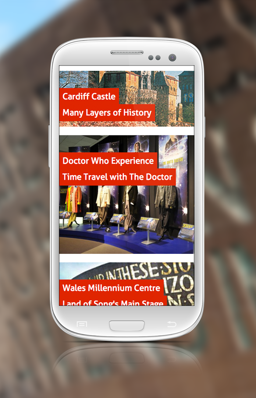 Trippa Cardiff Travel Guide Screen 2